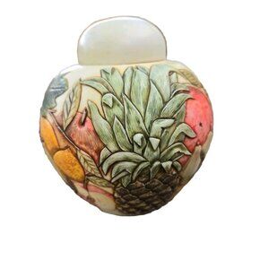 Gorgeous Jardinia SWEET SENSATION Cachepot Trinket Box 2003 4"